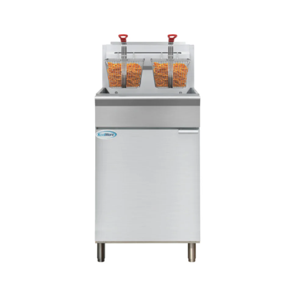 Koolmore KM-FDF75-LP 30 Inch Gas Floor Model Deep Fryer 150000 BTU Koolmore KM-FDF75-LP 30 Inch Gas Floor Model Deep Fryer 150000 BTU