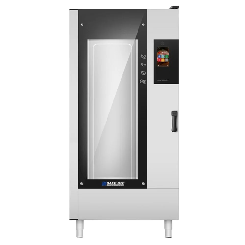 AMPTO BISTROT RACK 16T 33-1/2 Inch Electric Combi Oven Steamer with 16 Trays AMPTO BISTROT RACK 16T 33-1/2 Inch Electric Combi Oven Steamer with 16 Trays
