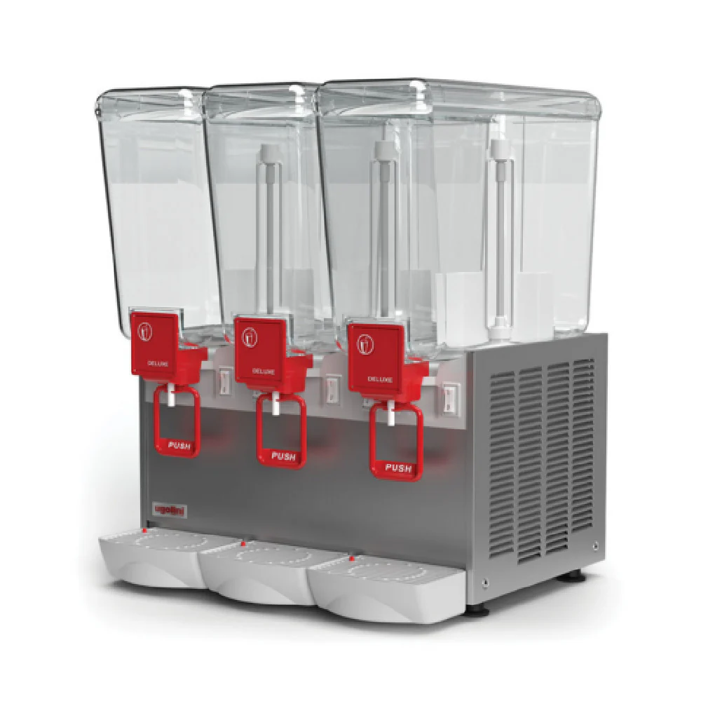 Monaco Foodservice UEAD402K0 28 Inch Electric Beverage Dispenser with 4 Bowls