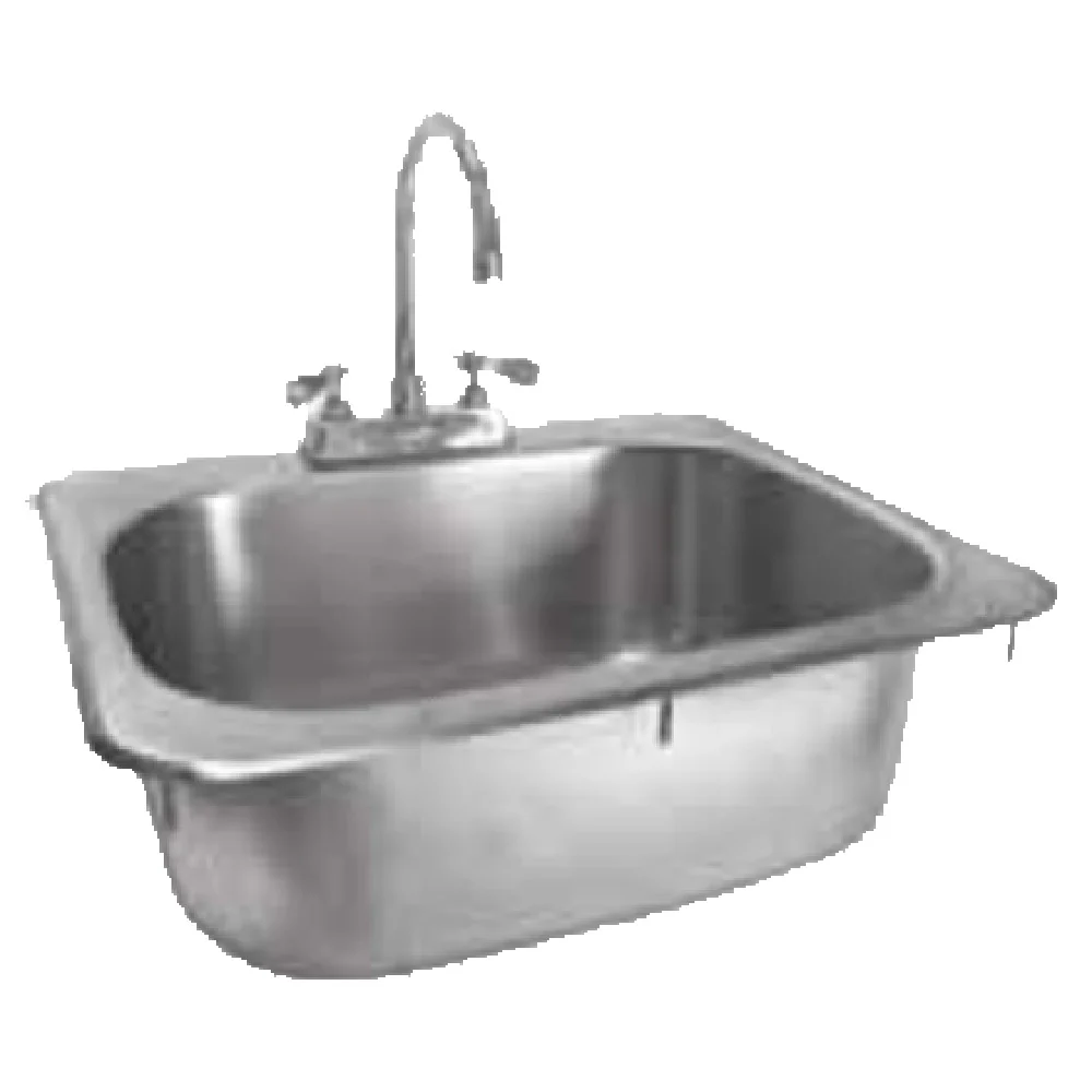 GSW USA HS-2017I 20-Inch Drop-In Hand Sink Stainless Steel with Faucet