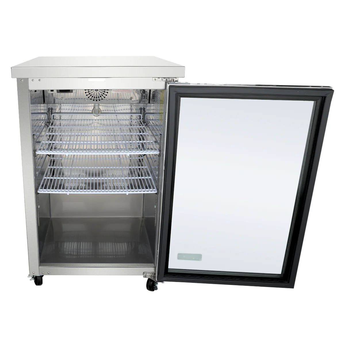Empura E-KBB24-1G-29-S 24 Inch Back Bar Cooler 8.1 cu ft capacity with Glass Door Empura E-KBB24-1G-29-S 24 Inch Back Bar Cooler 8.1 cu ft capacity with Glass Door