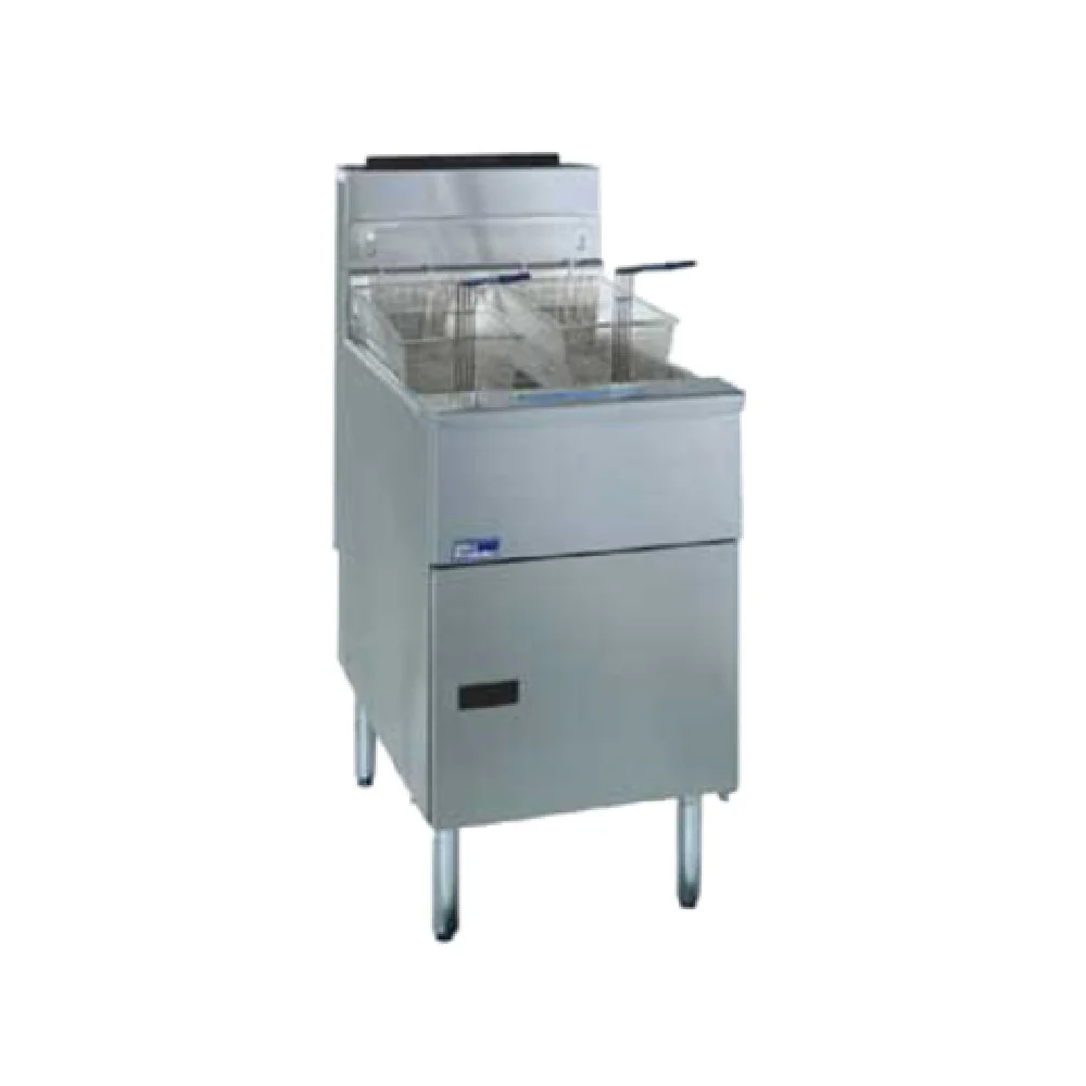 Pitco SG18-S_LP Gas Deep Fryer 70 to 90 lb Oil Capacity Floor Model 140000 BTU