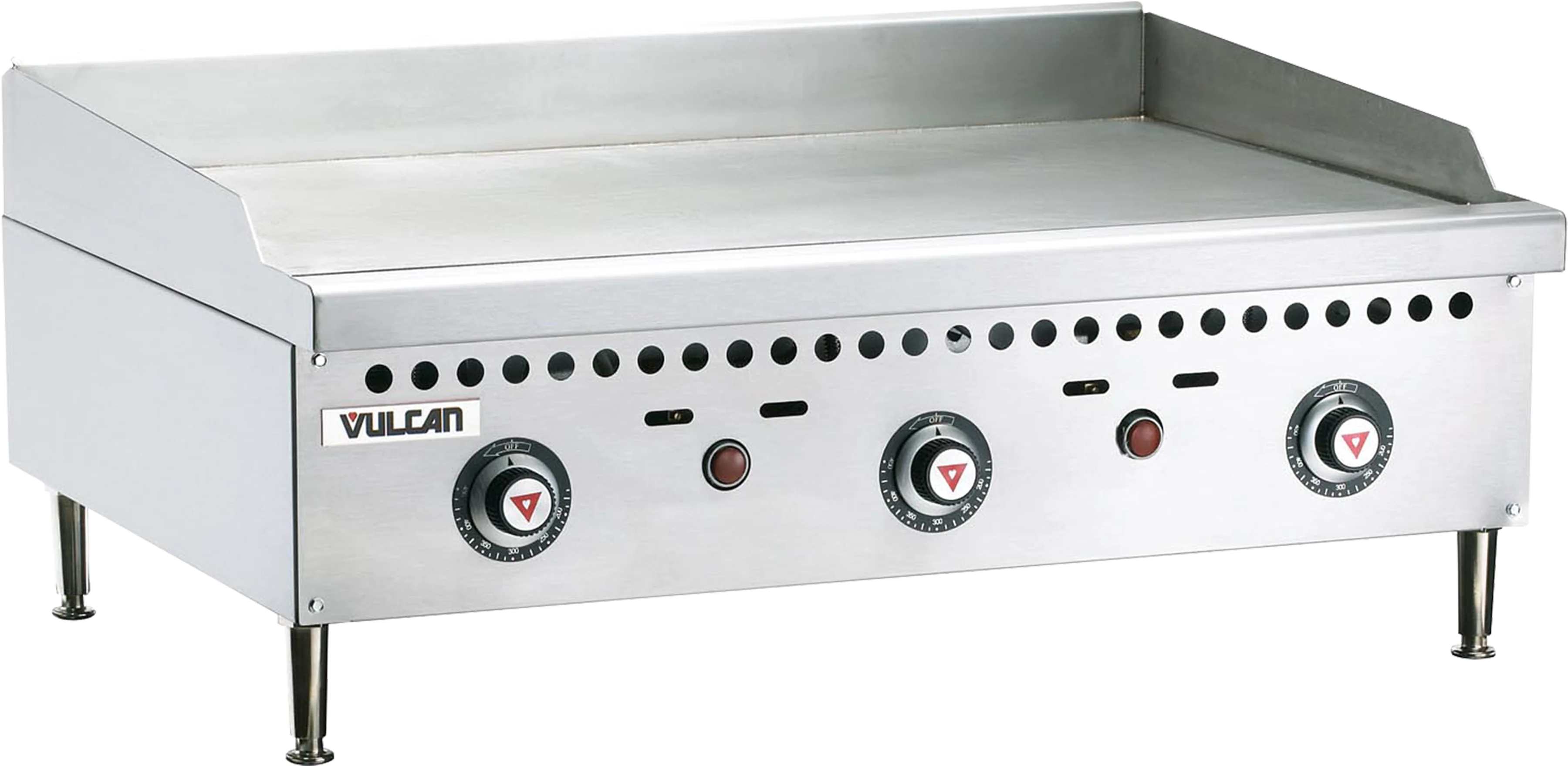 Vulcan VCRG36-T-QS-PLATINUM_NAT 36 Inch Gas Countertop Griddle with 75,000 BTU Vulcan VCRG36-T-QS-PLATINUM_NAT 36 Inch Gas Countertop Griddle with 75,000 BTU