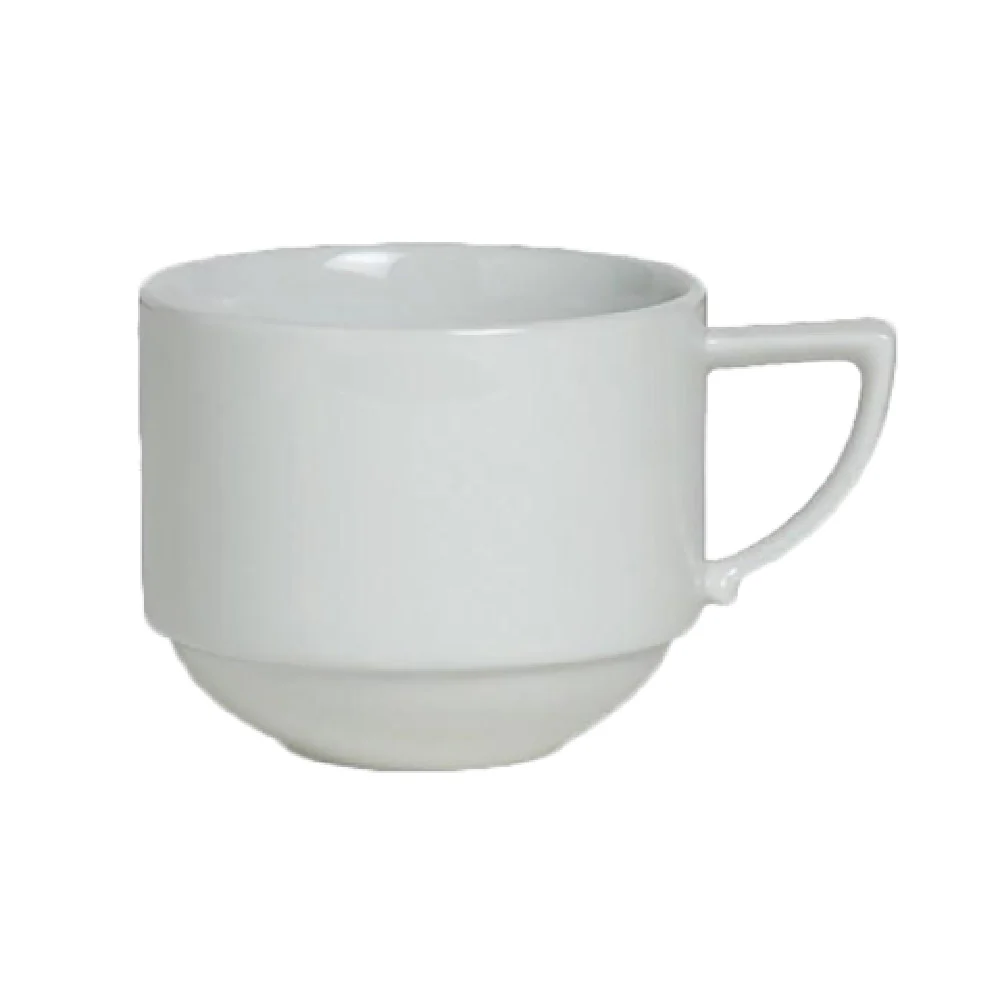 Steelite 6314P1044 9 Oz Stack Coffee Cup Cool Blue-White Porcelain