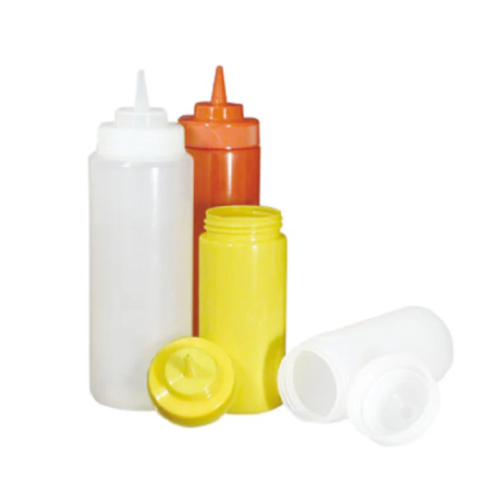 Admiral Craft WMSB-32CL 32 Oz Clear Polyethylene Squeeze Bottle with Wide Mouth