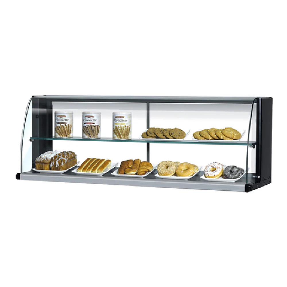 Turbo Air TOMD-75HB 75 Inch Top Display Dry Case for Open Merchandiser Black