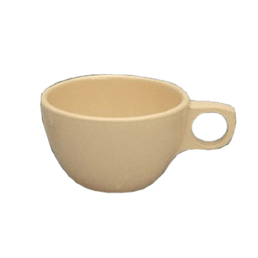 Yanco NS-9015T 7 Oz Tan Round Cup NSF Dishwasher Safe Melamine 4 Dozen Cases