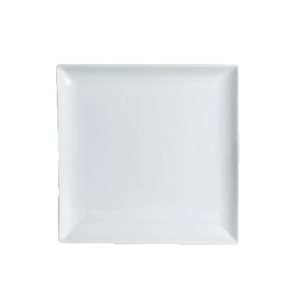 Steelite 6900E538 10 Inch Square Plate and Porcelain with Glossy Finish Steelite 6900E538 10 Inch Square Plate and Porcelain with Glossy Finish