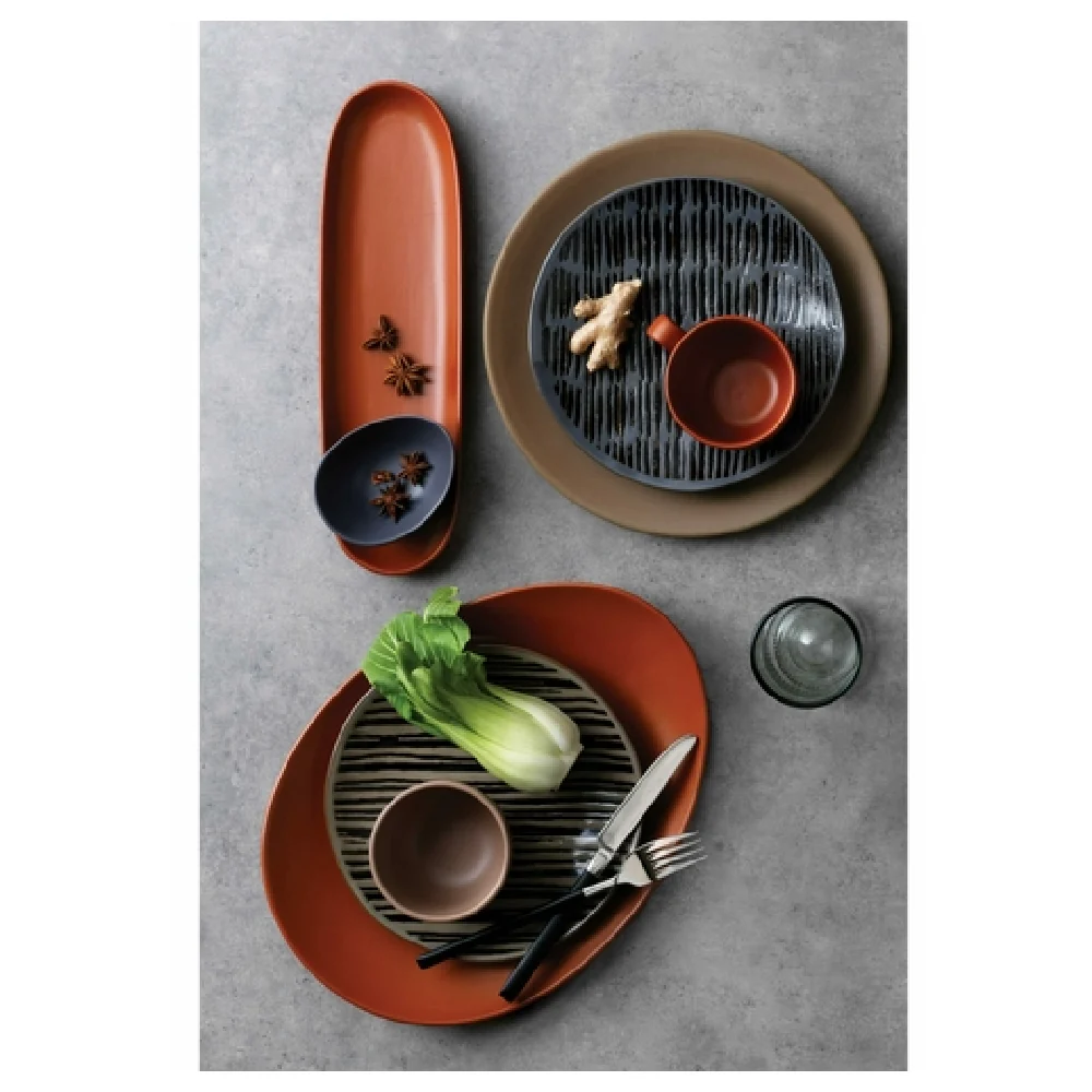 Libbey DRI-11-C 4 Inch Oblong Tray with Satin Matte Finish Porcelain Libbey DRI-11-C 4 Inch Oblong Tray with Satin Matte Finish Porcelain