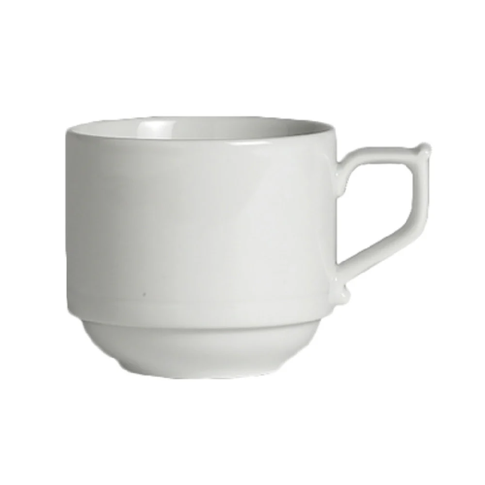 Steelite 6306P770 6.75 Oz Stack Cup Porcelain Blue-White 4.125 Inch