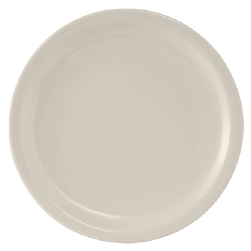 Tuxton TNR-022 8-1/8 Inch Diameter Round Plate China Narrow Rim Lead-Free