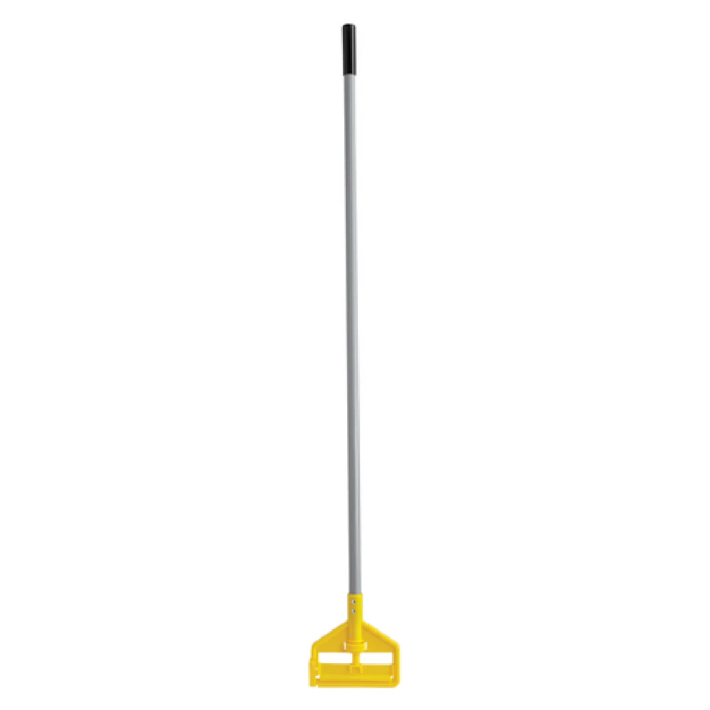 Rubbermaid Commercial Products FGH136000000 60 Inch Wet Mop Handle Aluminum Yellow Plastic Head