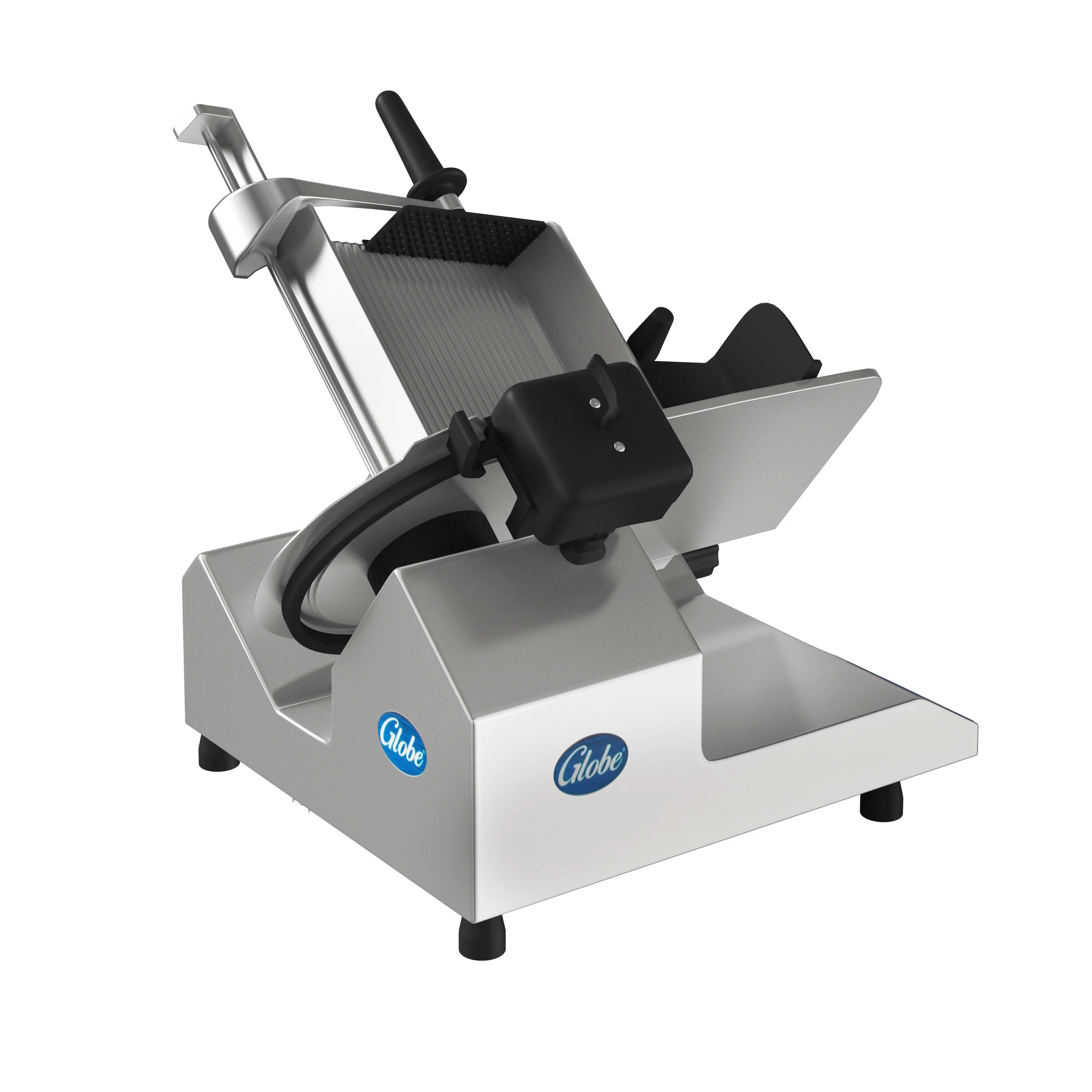Globe SG13-05 13 Inch Stainless Steel Knife Manual Food Slicer with LCD Display Globe SG13-05 13 Inch Stainless Steel Knife Manual Food Slicer with LCD Display