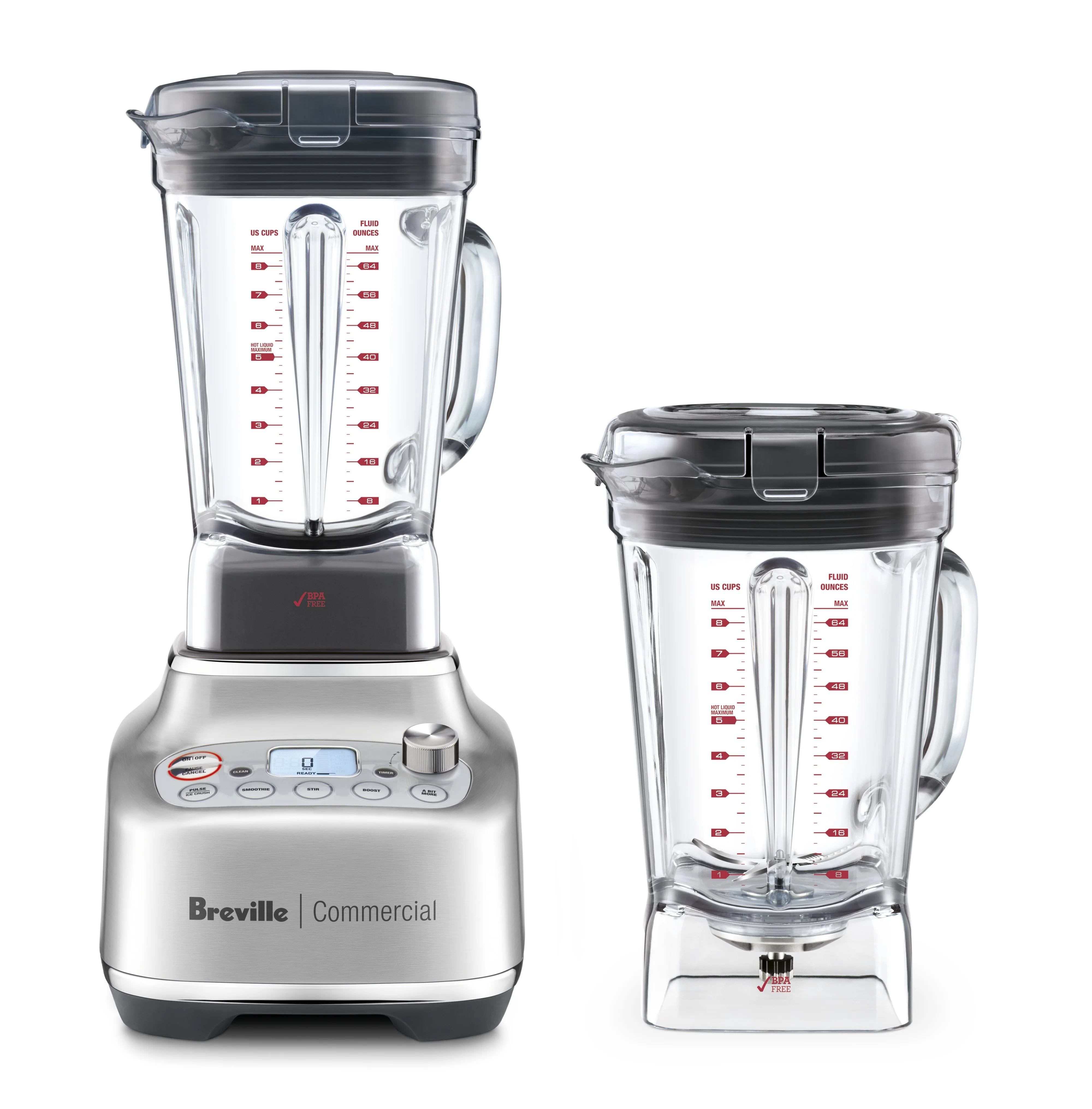 Breville Commercial CBL920BSS1BNA1 68 Oz Blender Electric Stainless Steel Pro Breville Commercial CBL920BSS1BNA1 68 Oz Blender Electric Stainless Steel Pro
