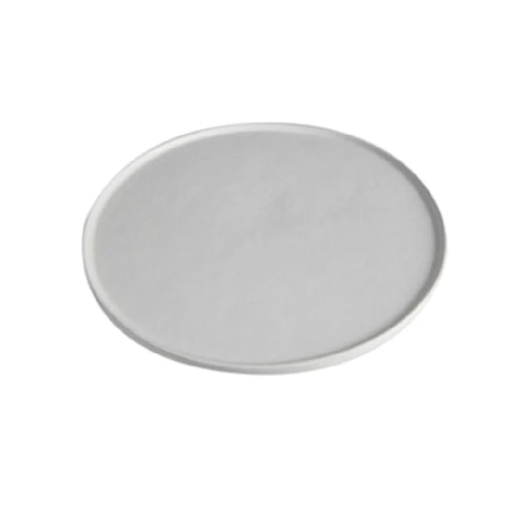 GET Enterprises DR203CB 15-7/10 Inch Diameter Medium Rimmed Bugambilia Disc Tray Aluminum Cranberry Finish