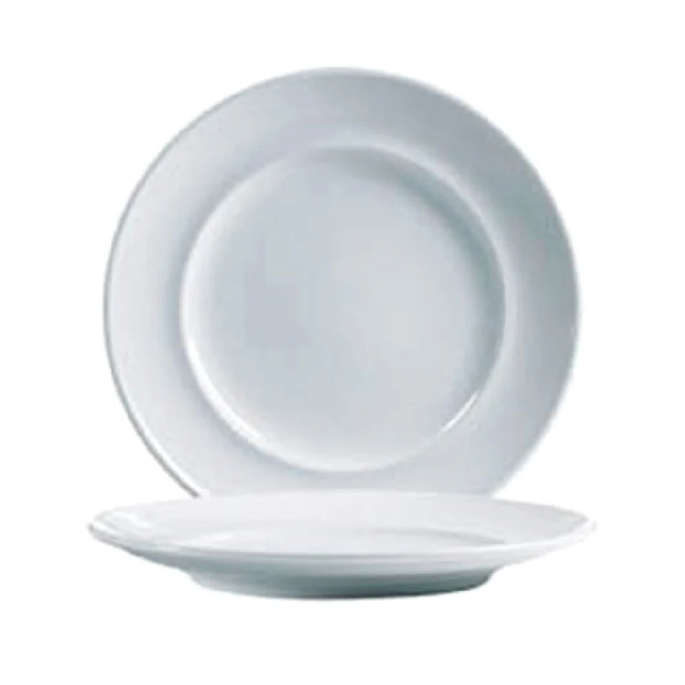 Arc Cardinal S1502 11 Inch Rondo Rim Plate with High Alumina Porcelain 24 Packs