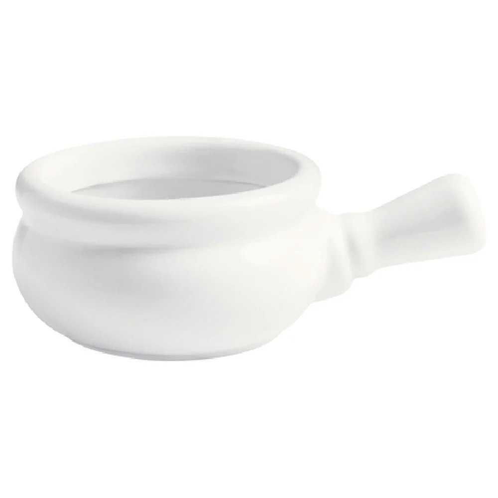 GET Enterprises PA1101908812 10.7 Oz French Onion Soup Bowl with Handle Porcelain