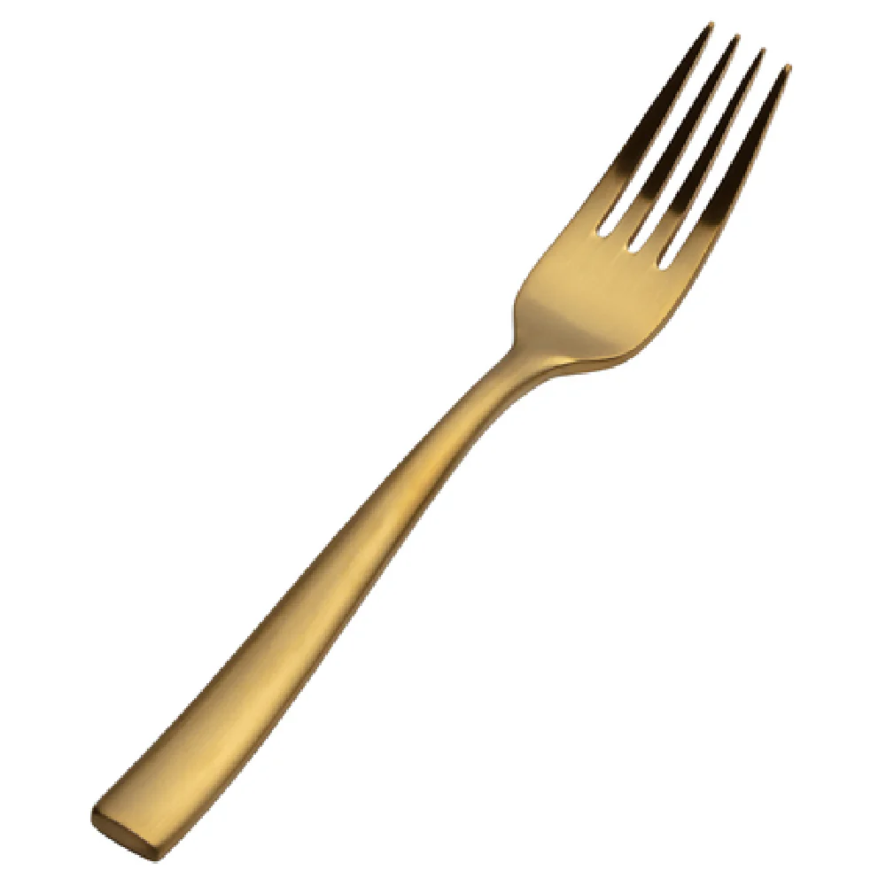Bon Chef S3007GM 6-3/4 Inch Manhattan Salad Fork Gold Matte Finish Stainless Steel Bon Chef S3007GM 6-3/4 Inch Manhattan Salad Fork Gold Matte Finish Stainless Steel