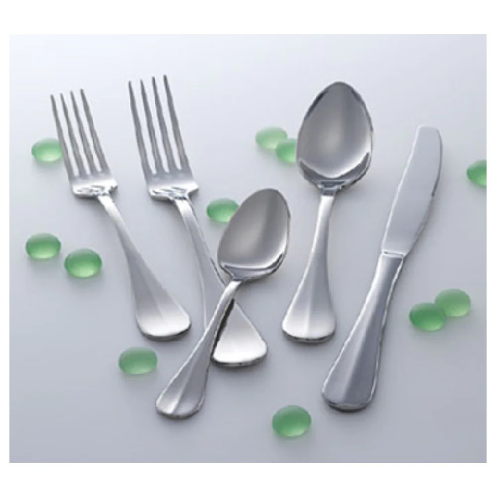 Steelite 5300S001 6 Inch US Teaspoon with Baguette 18/10 Stainless Steel