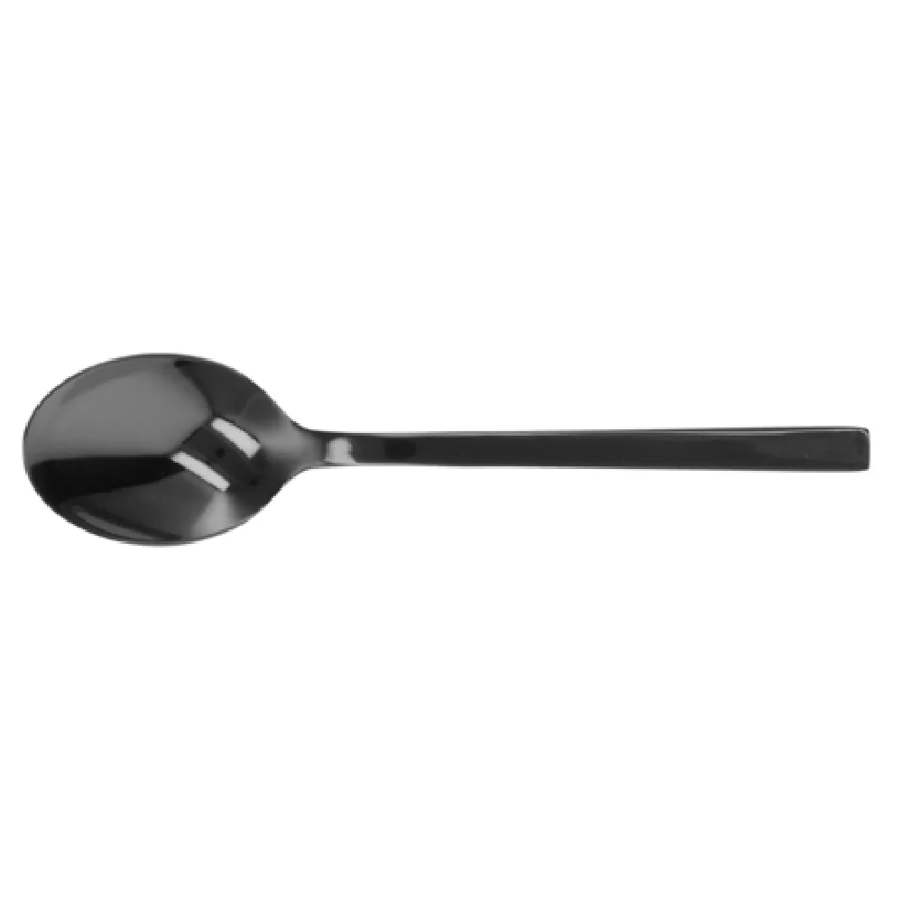 Steelite WLBK0907 7-1/4 Inch Dessert Spoon Deep Black PVD Coated Stainless Steel Steelite WLBK0907 7-1/4 Inch Dessert Spoon Deep Black PVD Coated Stainless Steel