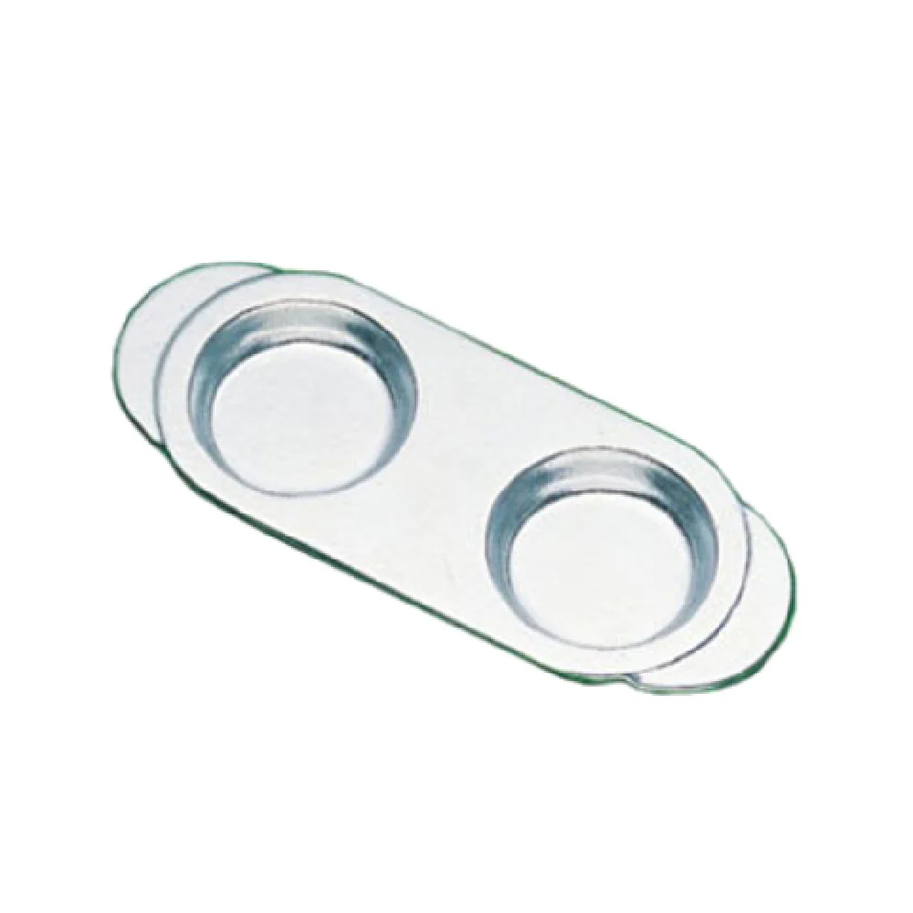 Bon Chef 2019PWHT 7-1/4 Inch x 11-3/4 Inch Condiment Holder Pearl White Aluminum with Ceramic-look Bon Chef 2019PWHT 7-1/4 Inch x 11-3/4 Inch Condiment Holder Pearl White Aluminum with Ceramic-look