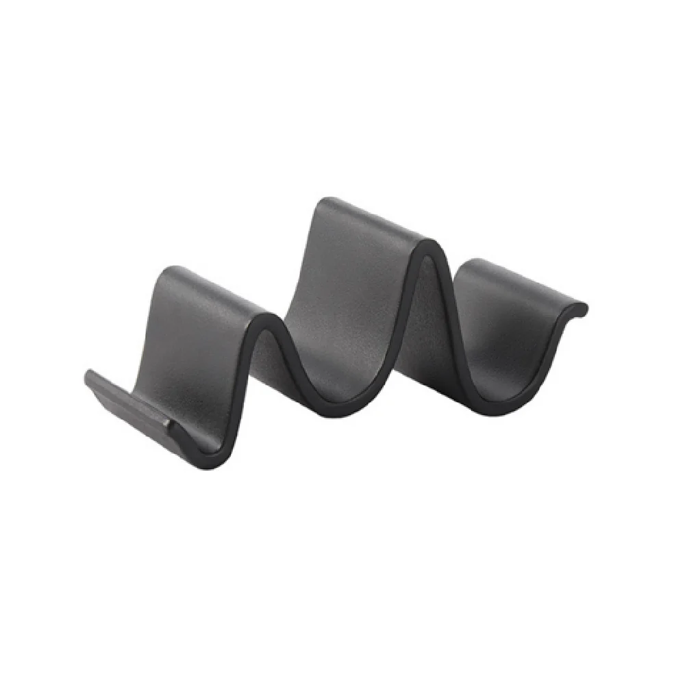 American Metalcraft WTHB2 2.87 Inch Melamine Black Taco Holder with 2 Compartments