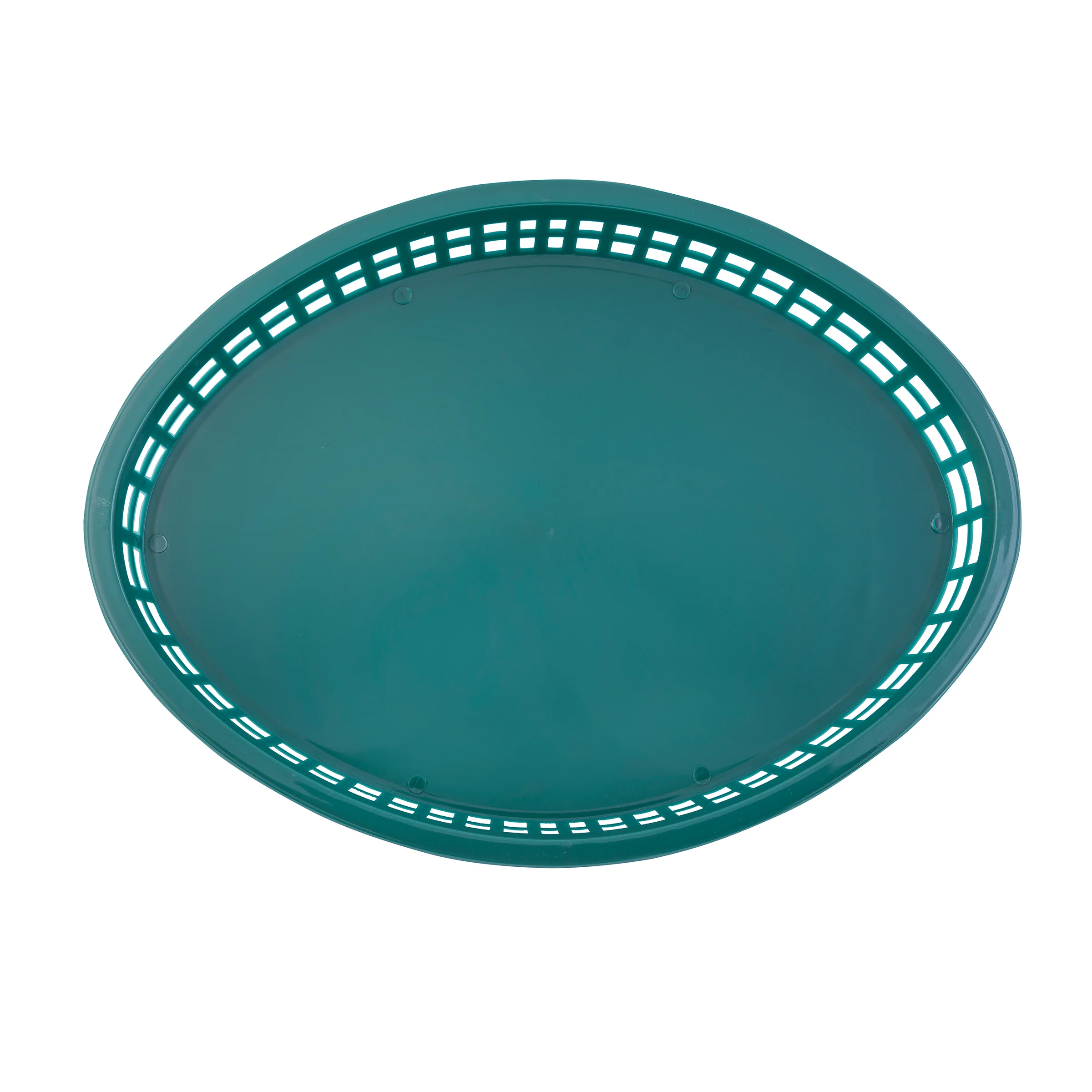 Tablecraft 1086FG 12-3/4 Inch Polypropylene Texas Platter Basket Forest Green Tablecraft 1086FG 12-3/4 Inch Polypropylene Texas Platter Basket Forest Green