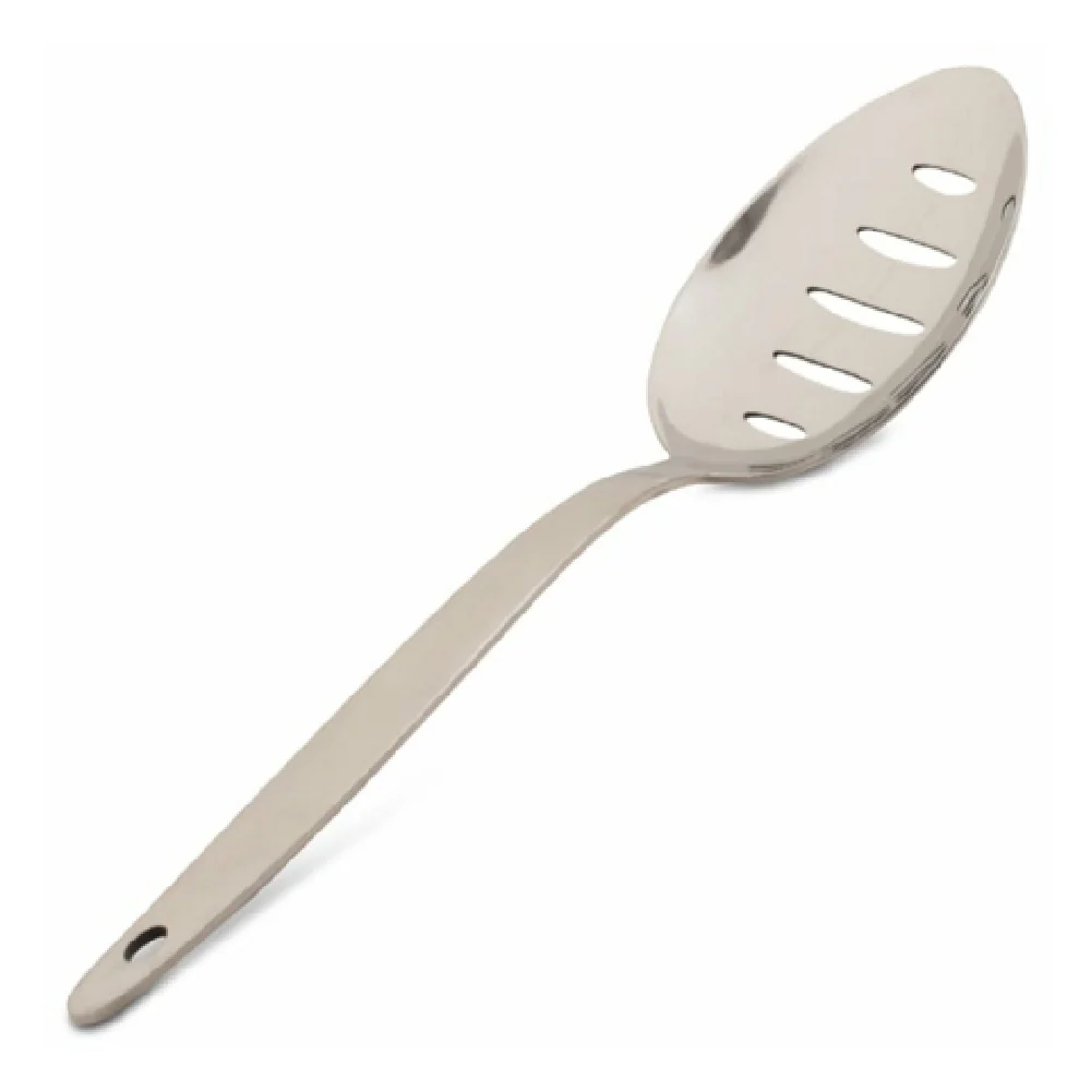 JB Prince U723 9 Inch Slotted Gray Kunz Spoon Brushed Finish Stainless Steel JB Prince U723 9 Inch Slotted Gray Kunz Spoon Brushed Finish Stainless Steel