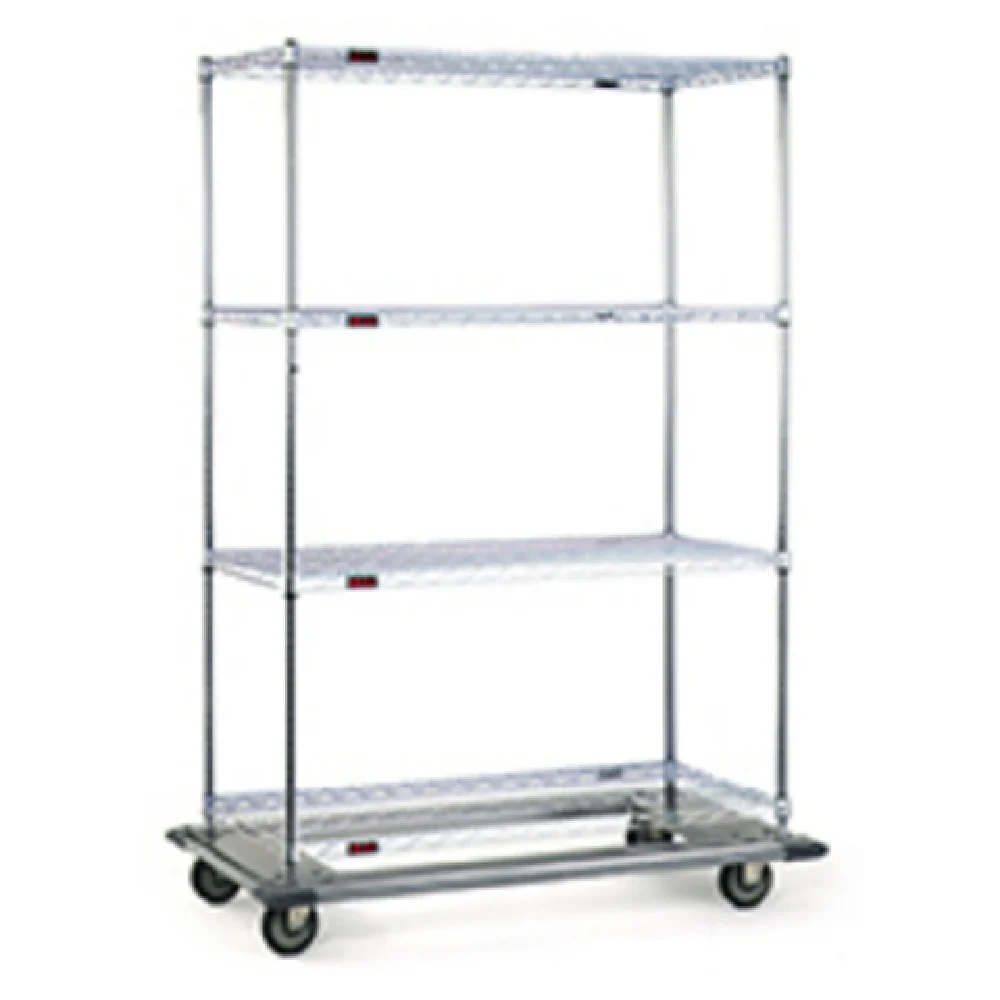 Eagle DT1836-CSBP 36 Inch 4-tier Wire Shelving Dolly Truck with Chrome Finish Eagle DT1836-CSBP 36 Inch 4-tier Wire Shelving Dolly Truck with Chrome Finish