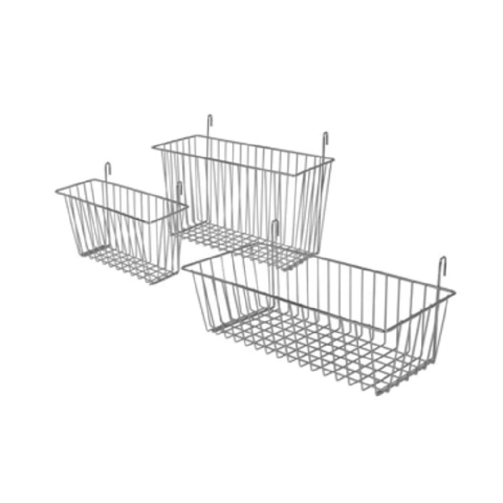 1880 Hospitality FWMBSKT17710CH 17 Inch Wire Basket for Dry Storage with Chromate Finish