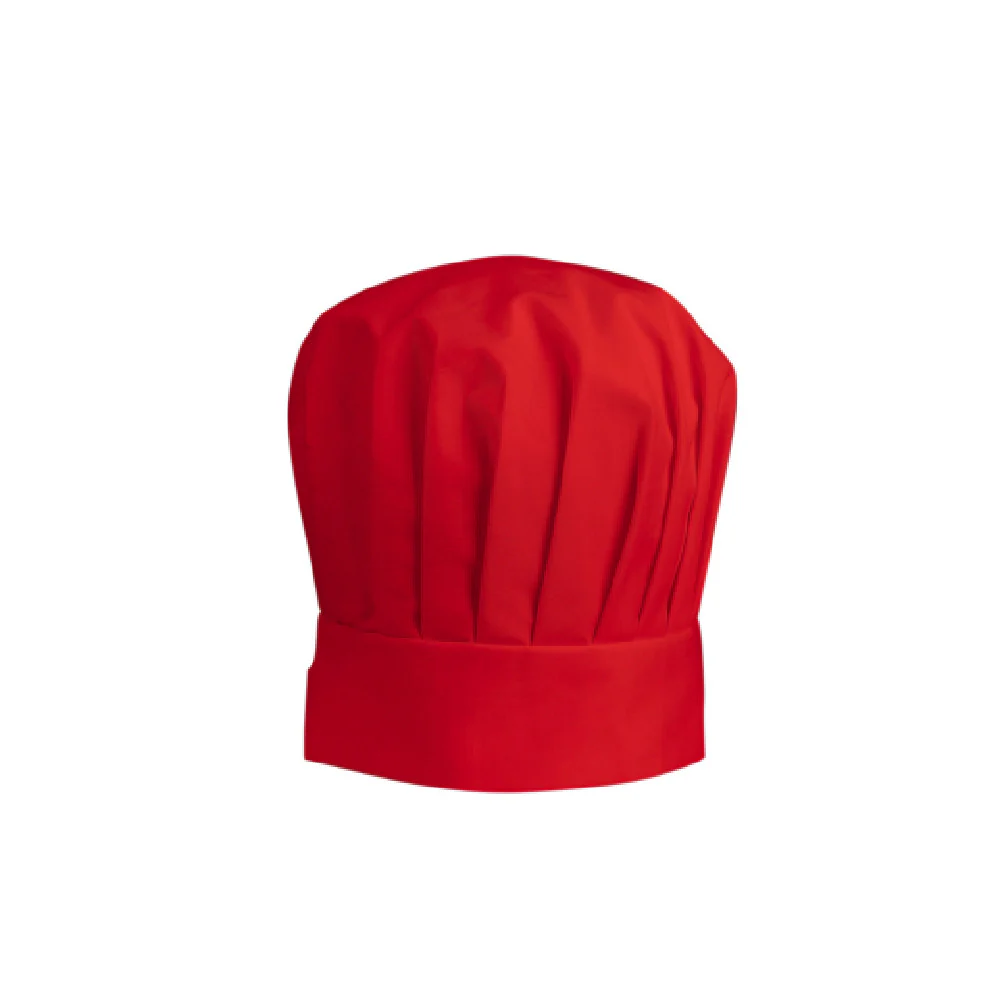 CAC China APHT-2BR Chef's Hat 13 Inch Floppy Toque Red 96 Packs