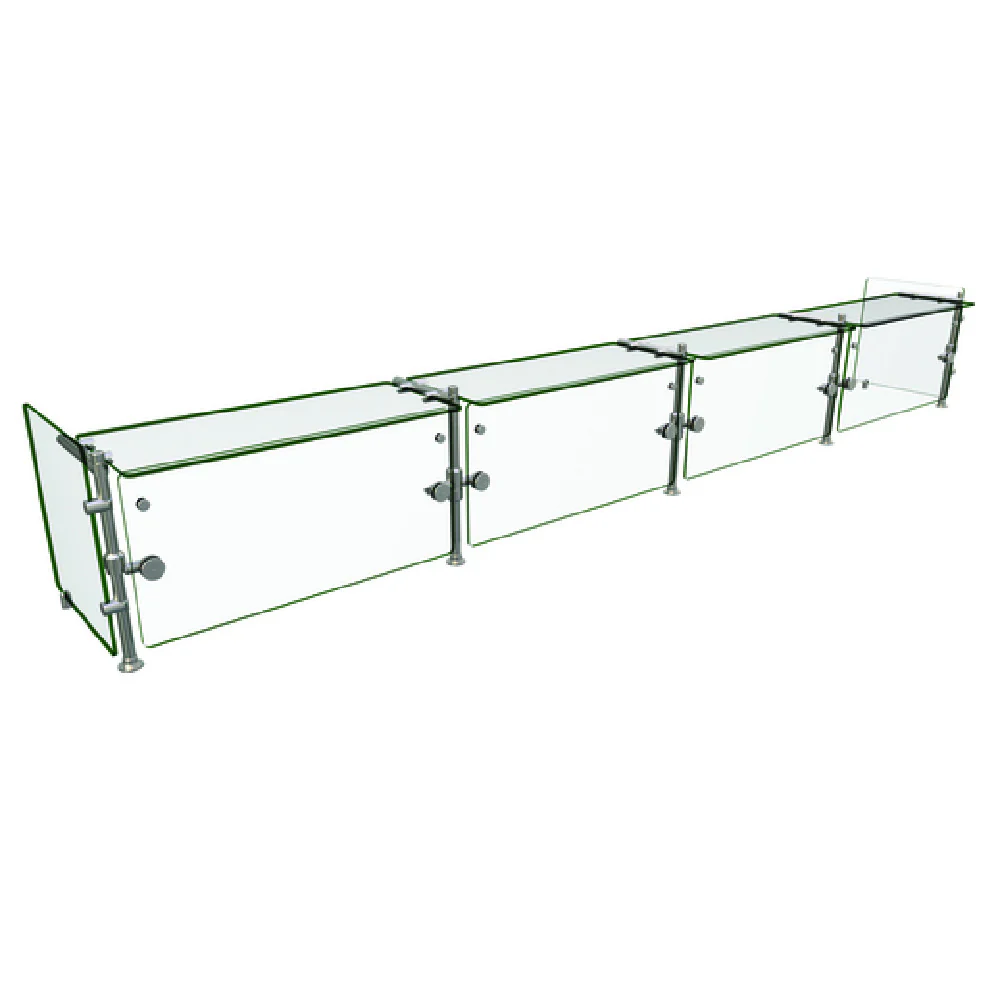Hatco ORBIT900-13218 132 Inch Food Shield Full Service with 4 Bays and Glass Hatco ORBIT900-13218 132 Inch Food Shield Full Service with 4 Bays and Glass