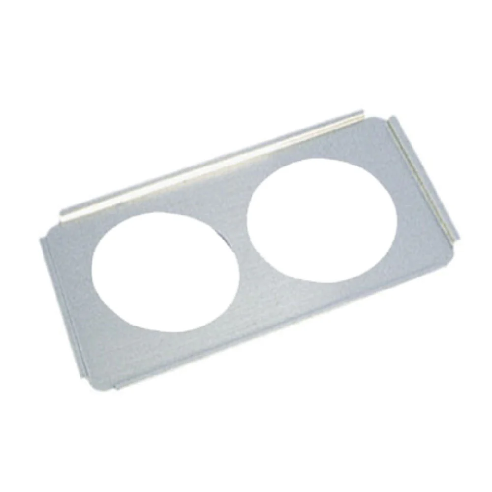 Admiral Craft SAP-88 8-1/2 Inch Adapter Plate with Two Inset Holes Stainless Steel