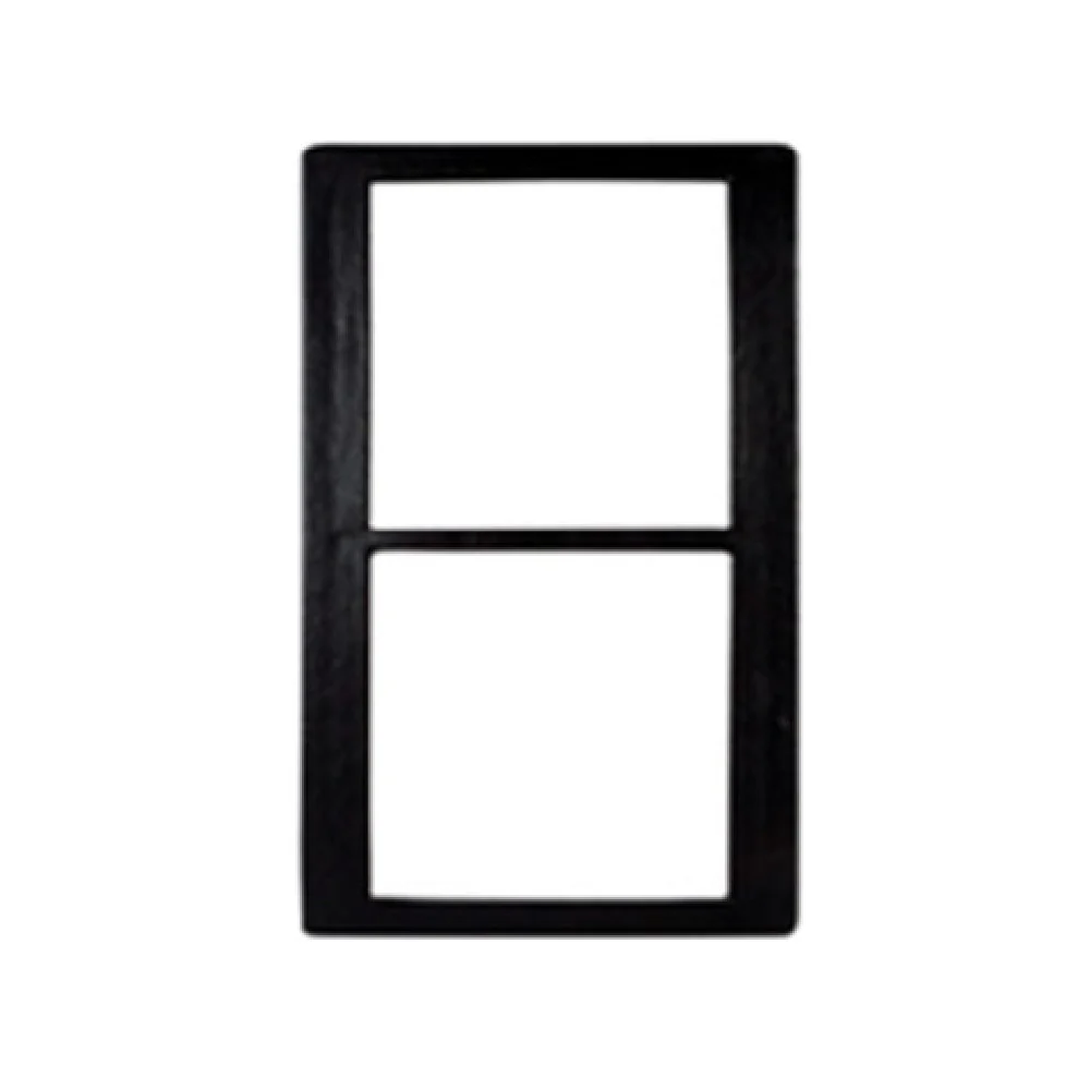 GET Enterprises T0A2GB 20-13/16 Inch x 12-3/4 Inch Tile Inset Black Aluminum with Resin Coating
