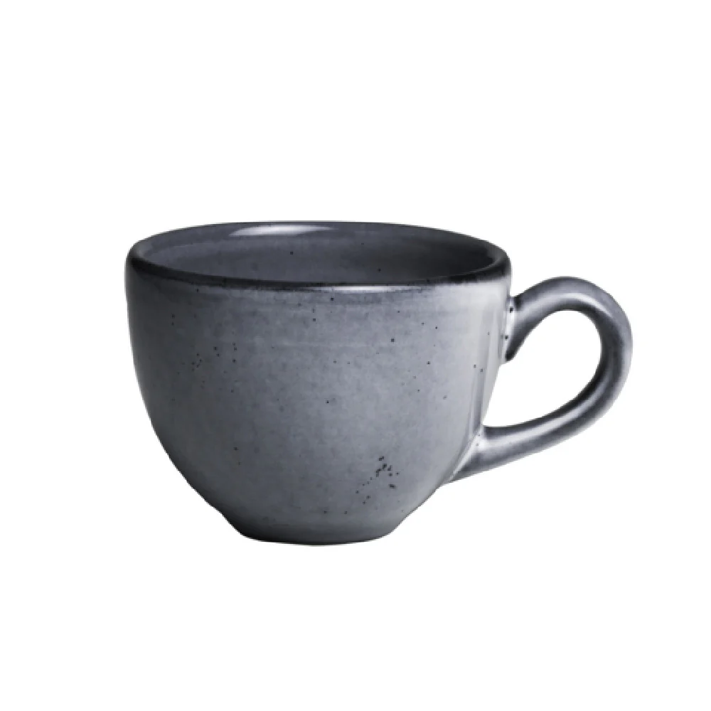 Steelite A940P179 8-1/4 Oz. Semi-Transparent Coffee Cup China Blue/Gray Glaze