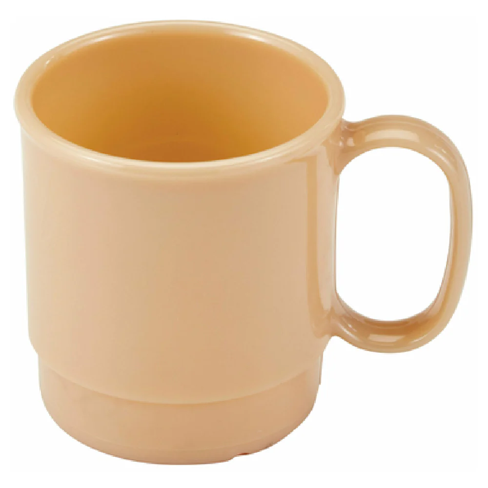 Cambro 75CW133 7-1/2 Oz Camwear Cup Plastic Stacking Beige Non-porous