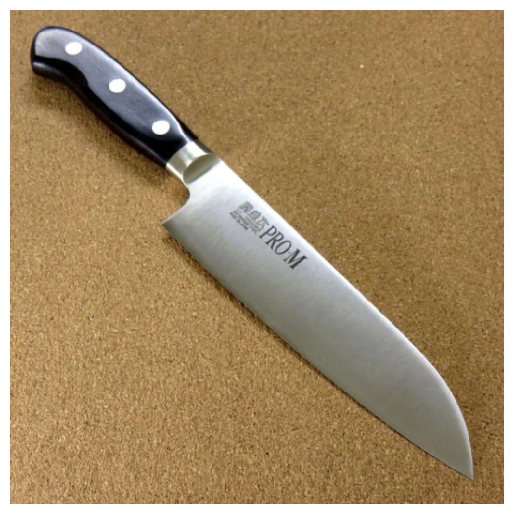 JB Prince Z507 6.6 Inch Blade Wooden Handle Corrosion-resistant Santoku Knife