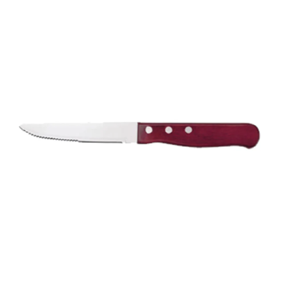 Libbey 200 1494 10 Inch Stainless Steel Blade Red Pakka Wood Handle Knife Libbey 200 1494 10 Inch Stainless Steel Blade Red Pakka Wood Handle Knife