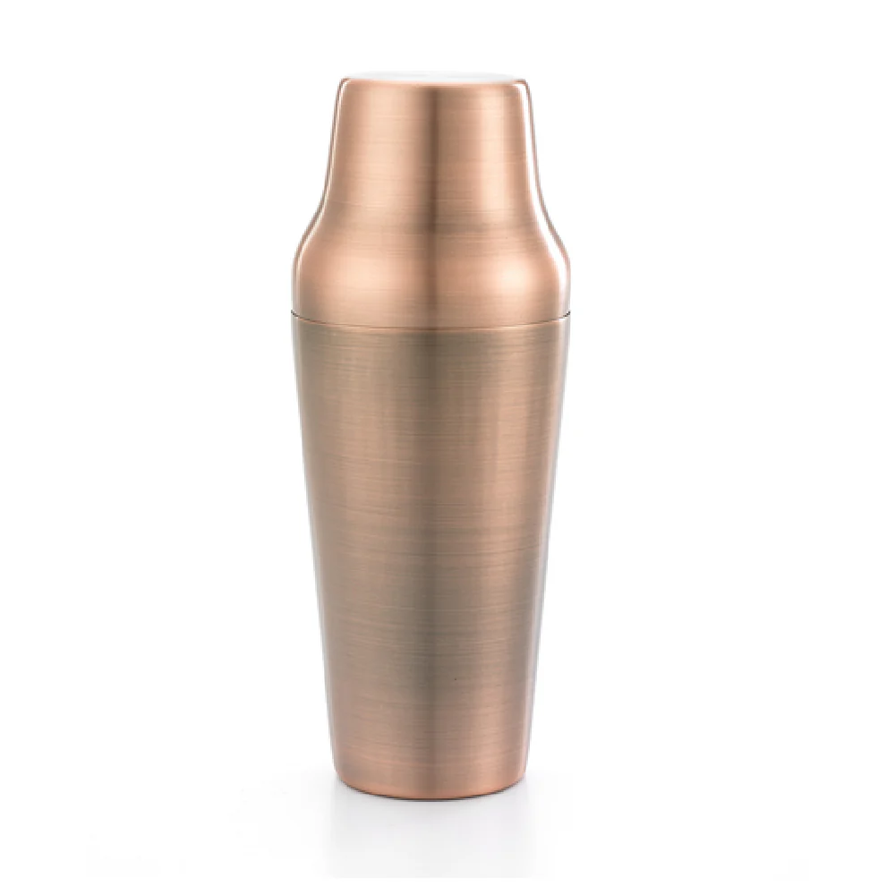 Mercer Culinary M37085ACP 24 Oz Cocktail Shaker Set with Oversized Cap Stainless Steel Antique Copper Finish Mercer Culinary M37085ACP 24 Oz Cocktail Shaker Set with Oversized Cap Stainless Steel Antique Copper Finish