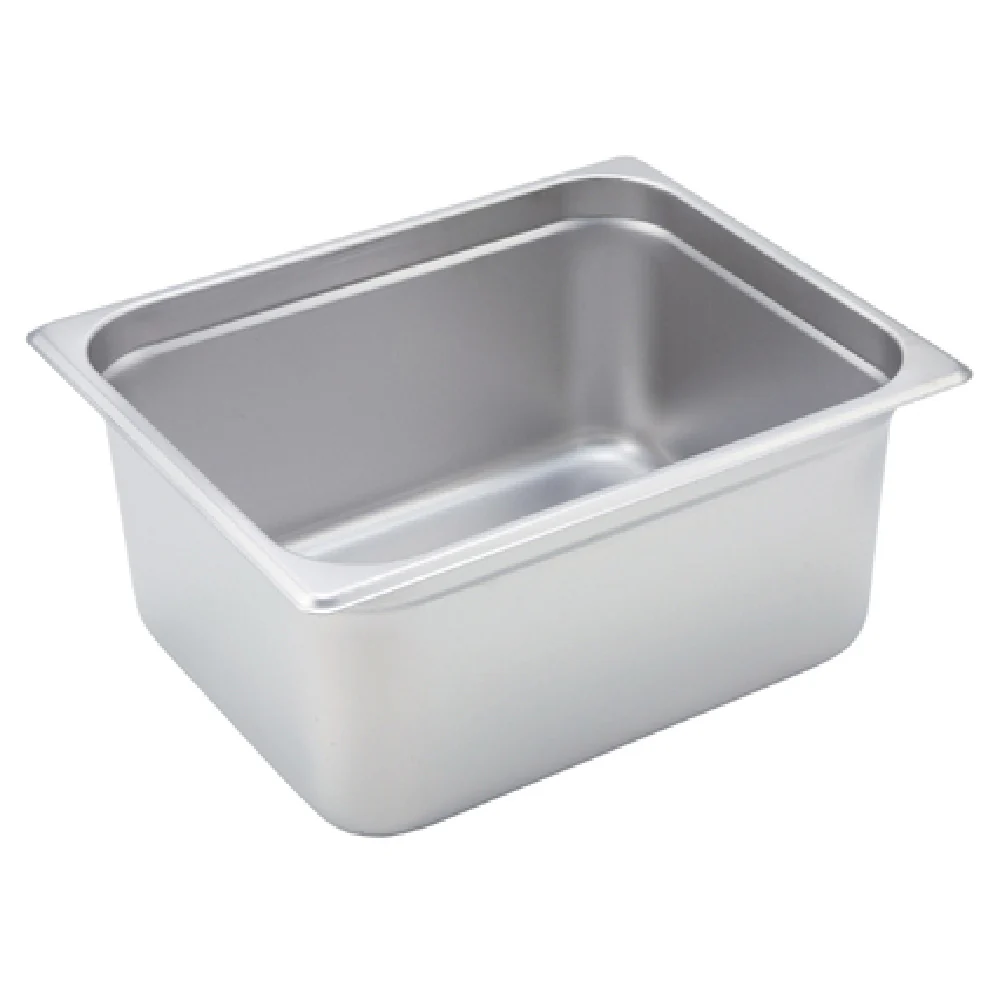 Winco SPJM-206 12-3/4 Inch Steam Table Pan Anti-jamming Stainless Steel