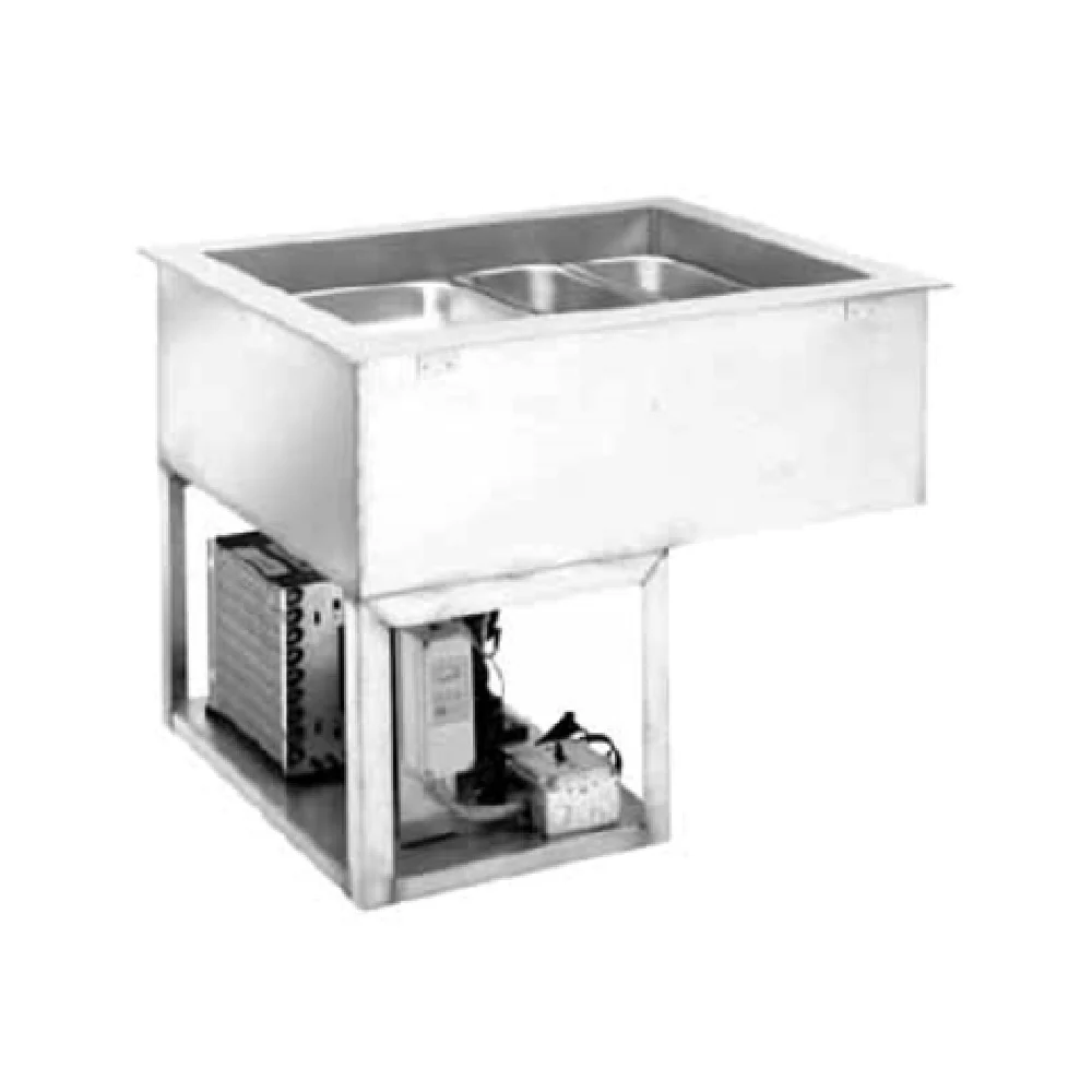 Wells RCP-7200 32 Inch Drop-In Refrigerated Cold Food Well Unit with Insulated Pans