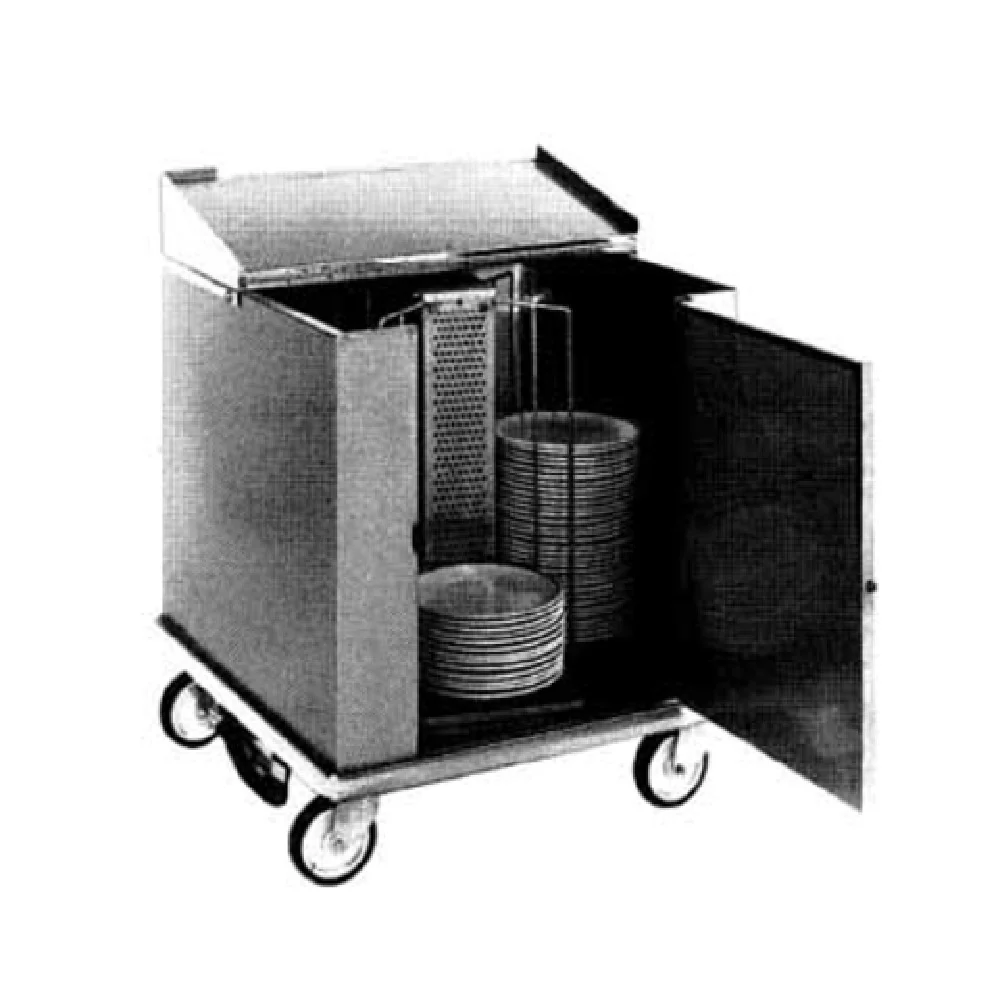 Carter Hoffmann CD252H_220-240/60/1 28 Inch Enclosed Heated Dish Storage Cart with Rotary Design and Stainless Steel Carter Hoffmann CD252H_220-240/60/1 28 Inch Enclosed Heated Dish Storage Cart with Rotary Design and Stainless Steel