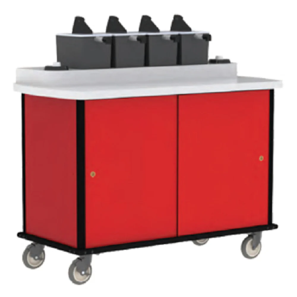 Lakeside 70420 69-1/2 Inch Condiment Cart with 6 Manual Pumps Stainless Steel Lakeside 70420 69-1/2 Inch Condiment Cart with 6 Manual Pumps Stainless Steel