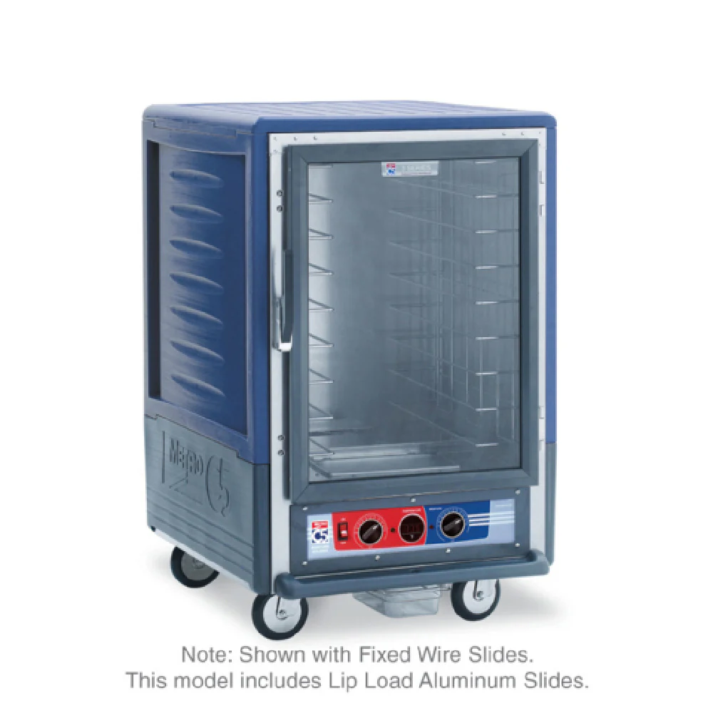 Metro C535-MFC-L-BU 27 Inch Heated Holding and Proofing Cabinet with Blue Insulation Armour Metro C535-MFC-L-BU 27 Inch Heated Holding and Proofing Cabinet with Blue Insulation Armour