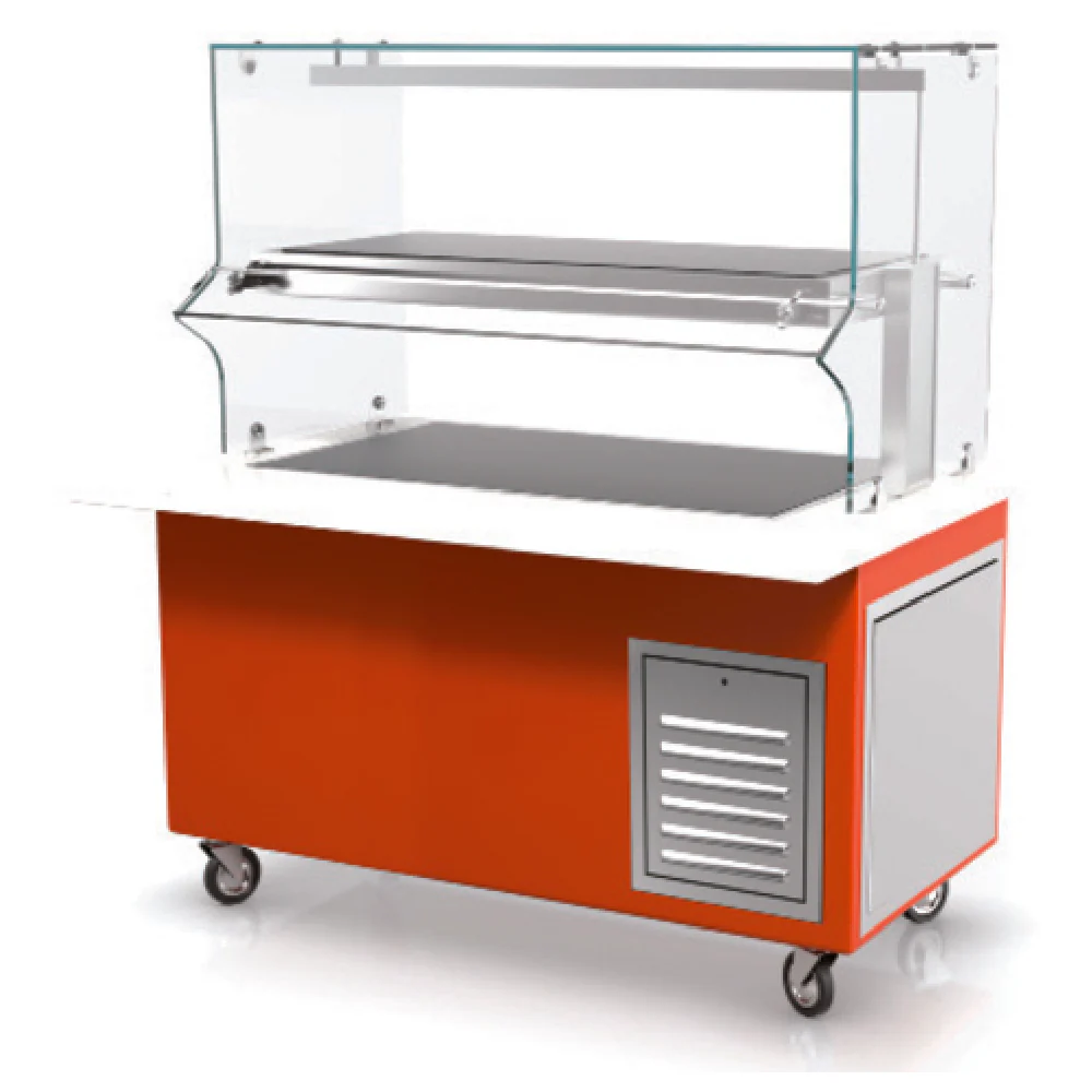 Low Temp Industries 50-QSGT-42-2T 50 Inch 2 Tier Serving Counter Stainless Steel with Digital Controls Low Temp Industries 50-QSGT-42-2T 50 Inch 2 Tier Serving Counter Stainless Steel with Digital Controls