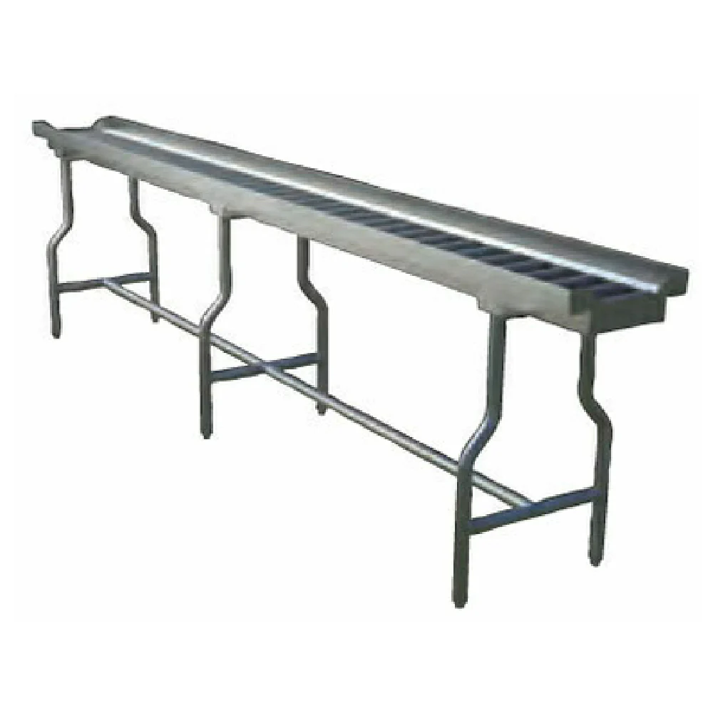 Alluserv RC18 2 Inch O.D Tray Make-Up Conveyor with PVC Tubing and Stainless Steel Alluserv RC18 2 Inch O.D Tray Make-Up Conveyor with PVC Tubing and Stainless Steel
