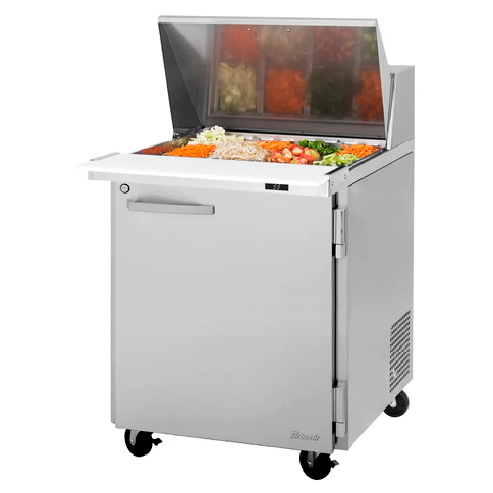 Turbo Air PST-28-12-N(-L) 27.5 Inch Refrigerated Counter Mega Top Unit 8 cu ft Turbo Air PST-28-12-N(-L) 27.5 Inch Refrigerated Counter Mega Top Unit 8 cu ft