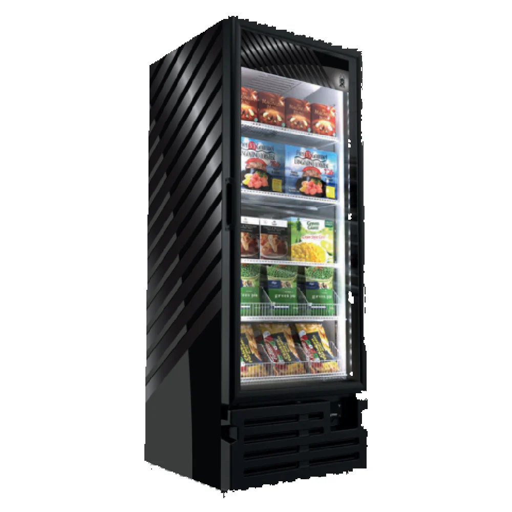 Akita AGF-24 30 Inch Freezer Merchandiser 23.3 cu ft One Section Black Steel Akita AGF-24 30 Inch Freezer Merchandiser 23.3 cu ft One Section Black Steel
