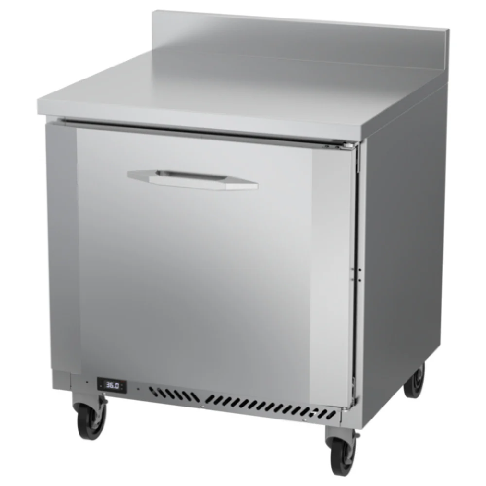 Victory VWR32HC 32 Inch Worktop Refrigerated Counter 7.22 Cubic Feet stainless steel with V-Core
