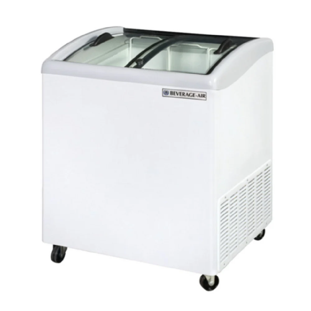Beverage Air NC28HC-1-W 27-7/8 Inch Ice Cream Novelty Merchandiser 6.02 cu ft with Removable Lids and Baskets
